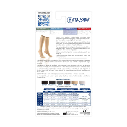 Medias de compresión closed toe presión 20-30 mmhg