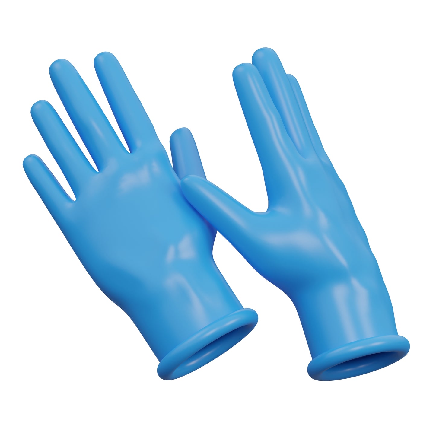 Guantes azules de nitrilo caja de 200