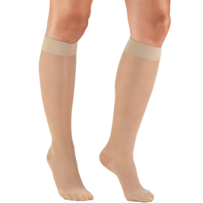 Medias de compresión sheer closed toe presión 8-15 mmhg