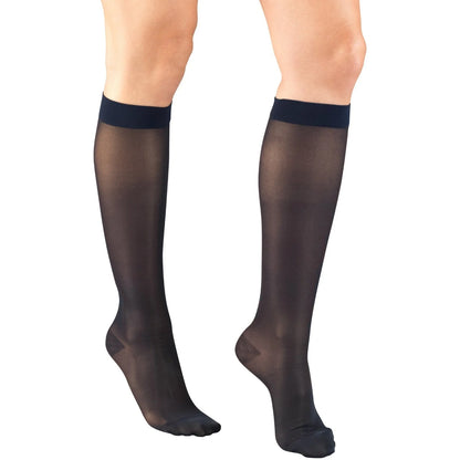 Medias de compresión sheer closed toe presión 8-15 mmhg